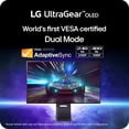 thumbnail image 3 of LG UltraGear 32" OLED UHD 240Hz NVIDIA G-SYNC Premium Pro Gaming Monitor w/ HDR, 3 of 14