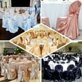 thumbnail image 4 of Efavormart Red Chair Covers for Party 50 PCS Universal Satin Self Tie Banquet Folding Wedding Chair Cover - Fit on Most Chairs - Easy Use & Machine Wash Slipcovers for Outdoor Events, 4 of 11