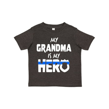 

Inktastic My Grandma is My Hero Police Officer Family Boys or Girls Toddler T-Shirt
