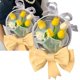 thumbnail image 5 of Ramo de tulipanes DIY para novia, artesanía exquisita, ramos de flores artificiales, flores falsas para decoración de bodas, amarillo, blanco, tamaño libre, 5 of 8