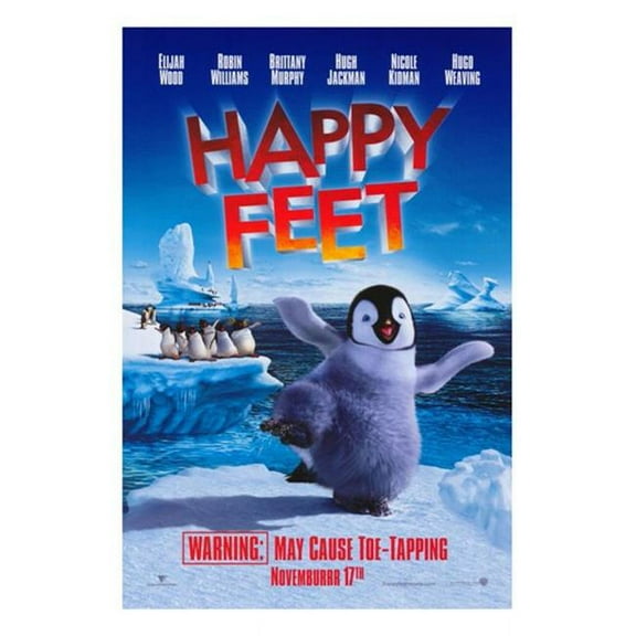 Happy Feet Movie Poster - 11 x 17 in.