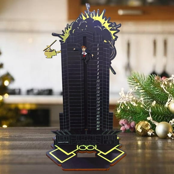 Calendario de Adviento Die Hard 2024, Navidad, madera magnética para niños