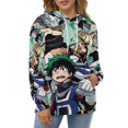 thumbnail image 6 of My Hero Academia Hoodie 3D Print Pullover Hooded Long Sleeve Sweatshirts Tops Blouse with Pocket for Mens Womens, 6 of 6