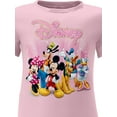thumbnail image 2 of Disney Mickey & Friends Youth Pink Fashion Tee, XS-L (Girl's), 2 of 4