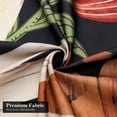thumbnail image 5 of Cortina de ducha floral bohemia, cortinas de ducha de tela de hojas tropicales para decoración de baño elegante y elegante, abstracto moderno, 72x72, 5 of 5
