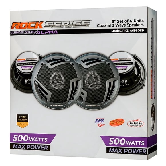 Set 4 Bocinas 6 PLG Rock Series Alpha Rks-a6060sp