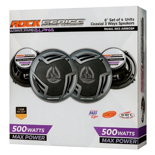 Set 4 Bocinas 6 PLG Rock Series Alpha Rks-a6060sp