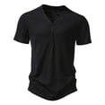 thumbnail image 2 of T-Shirt for Man Short Sleeve V Neck Shirts Lightweight Black Shirt Men's Clothing, 2 of 9
