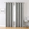 thumbnail image 3 of Cortinas Romellar de oscurecimiento total con ojales - Juego de 2 piezas en poliéster suave y resistente, bloquea hasta 99% de luz y UV. Varios tamaños y colores disponibles. Fácil instalación y, 3 of 6