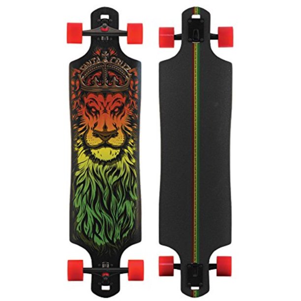 santa cruz lion god rasta drop thru cruzer freeride