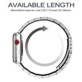 thumbnail image 2 of Compatible con Apple Watch Band38mm-40mm/ 42mm-44mm Reemplazo de correa de metal de acero inoxidable para Apple Watch Series 5/4/3/2/1 Ormromra 2033260-1, 2 of 9