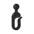 thumbnail image 3 of XaTanion Hooks,A Highly Practical 50 Piece Plastic Hook Set With Versatile Utility Ideal For Organizing Hanging And Securing In Home And Daily Life(Black), 3 of 9