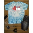 thumbnail image 3 of 4Th July Stripes Flag Tie Dye Cyclone Men -Image by Shutterstock, Male x-Large, 3 of 4
