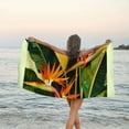 thumbnail image 6 of Orinice Bird of Paradise Flowers Leaves Quick Dry Bath Towel 27.5x55in Ultra-Fine Fiber Towel for Shower Swim Blanket Decoration 55x27.5in, 6 of 7