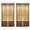Coffee, variant on J&V TEXTILES 4-Pieces Sheer Solid Sheer Window Curtains 84 - Window Treatment Rod Pocket Voile Drape/Panel Sets for Patio Door Coffee