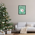 thumbnail image 3 of Stupell Industries Cottage Happy Holidays Cat & Wreath Black Floating Frame Canvas Art, 25 x 31, by Riley Hutchens, 3 of 7