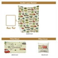thumbnail image 7 of Terwex Personalized Crib Bedding Set,Custom Baby Bedding Set with Name,3 Pcs Trains & Buses Baby Crib Set for Boys Girls,Double Layer Blanket,Fitted Sheet,Pillowcase,Gifts for Toddlers, 7 of 7