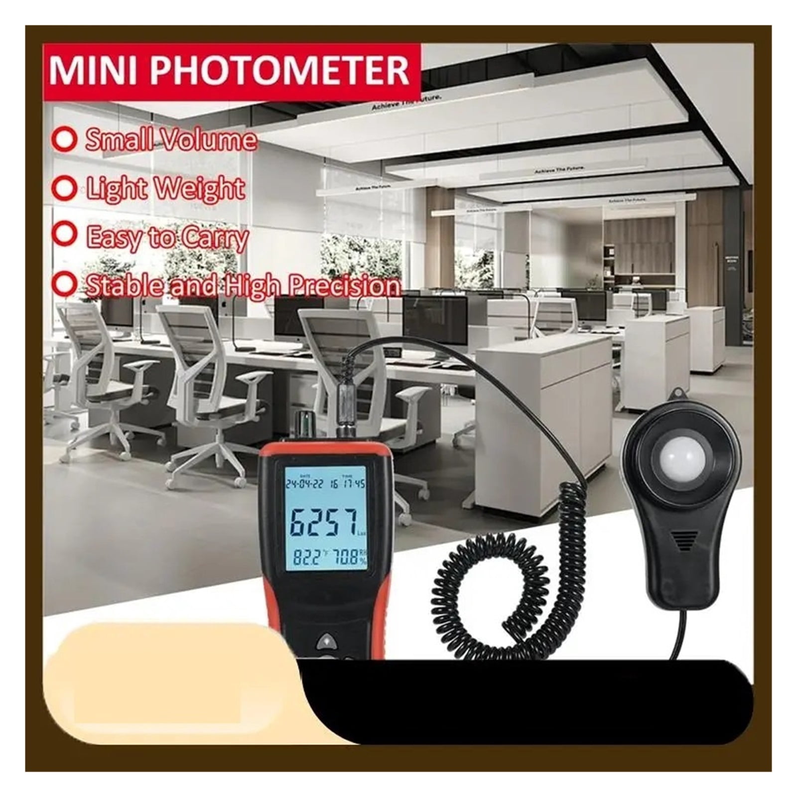 TL-603 Digital Light Meter 0400000 Lux Handheld Illuminometer Lux/FC