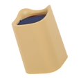 thumbnail image 4 of Bote de basura de escritorio con tapa abatible Control de olores Mini bote de basura moderno multifuncional amarillo, 4 of 10