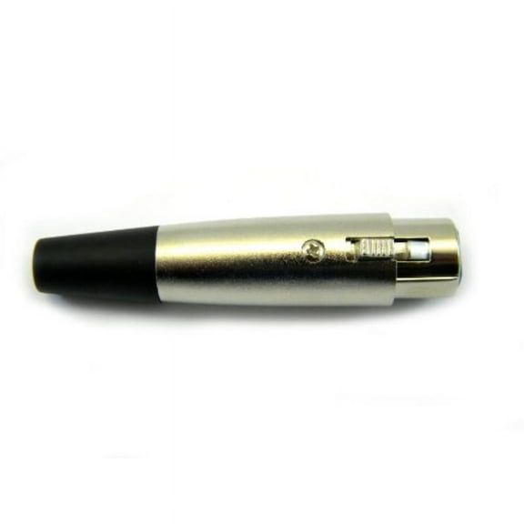 female microphone connector canon style 4 pin