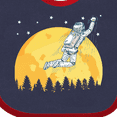 thumbnail image 4 of Inktastic Space Outerspace Moon and Astronaut Boys or Girls Baby Bib, 4 of 4