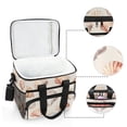 thumbnail image 6 of FORMRS Insulated Cooler Bag 24 Cans Capacity Soft Leakproof Lunch Box with Side Pockets, Purple Seashell, 6 of 7