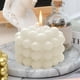 thumbnail image 4 of Velas aromáticas hechas a mano, vela decorativa, vela , velas de burbujas geométricas para dormitorio, decoración de oficina, Blanco Baoblaze vela, 4 of 7