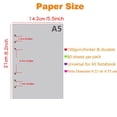 thumbnail image 3 of Marte Vanci A5 Refill Paper Loose Leaf Lined Paper for A5 Planner Organizer, 80 Sheets 6 Holes Ring Binder Planner for Journals Notebooks Diaries Inserts (3 Pack Refillable Paper), 3 of 8