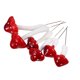 thumbnail image 3 of ColoMX 6 Piezas Mini Setas de Espuma Setas de Jardín de Hadas Pequeñas Selecciones de Setas Estacas de Setas Falsas Estatua de Planta para Bonsai Micro Paisaje Artesanía Rojo, 3 of 8