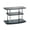Black, variant on Pemberly Row Easy Assembly 32" 3 Tier TV Stand Entertainment Console in Gray