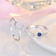 thumbnail image 5 of Xihbxyly oferta del dia Dulce dedo abierto con incrustaciones de cobre y circonitas pequeñas y frescas, 5 of 7