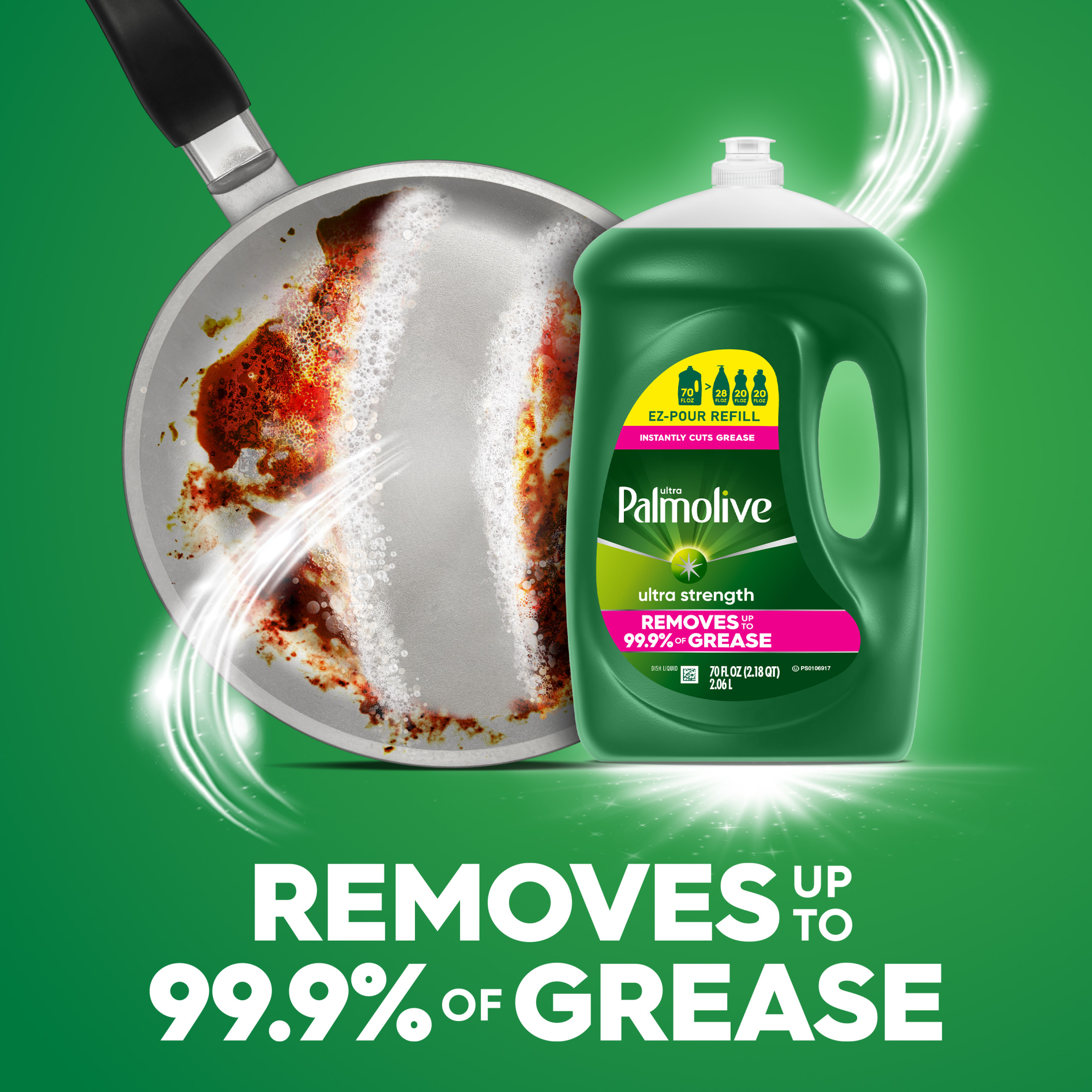 Palmolive Ultra Strength Liquid Dish Soap, 70 fl oz photo 2