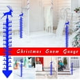 thumbnail image 2 of Forged Iron Snowflake Ruler - Christmas Holiday Snowflake Ruler, Manual Metal Snowflake Ruler Size Stack, Christmas Rain Gauge Outdoor Decoration Gift (deer), 2 of 6