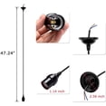 thumbnail image 2 of 4 Pack Pendant Light Kit Cord E26 Edison Base Industrial Hanging Light Socket Lamp Holder with Adjustable Cord Hanging Light Kit for Room/Bar, 2 of 7
