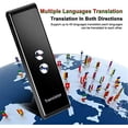 thumbnail image 4 of Traductor de idiomas inteligente, Translaty Dispositivo traductor de idiomas de voz bidireccional instantáneo en tiempo real instantáneo Intérprete de idiomas sin conexión instantáneo Traductor elect JAMW Sencillez, 4 of 5