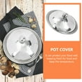 thumbnail image 3 of LOLIPPYY Replacement Pot Lids Stainless Steel Round Lid for Hotel Use 1Pcs, 3 of 8