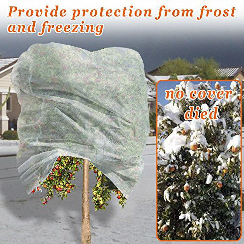 Strong Camel Warm Worth Plant Cover Tree/Shrub Cover Plant Protecting &Frost Protection Bag (120? H x 108? Dia)