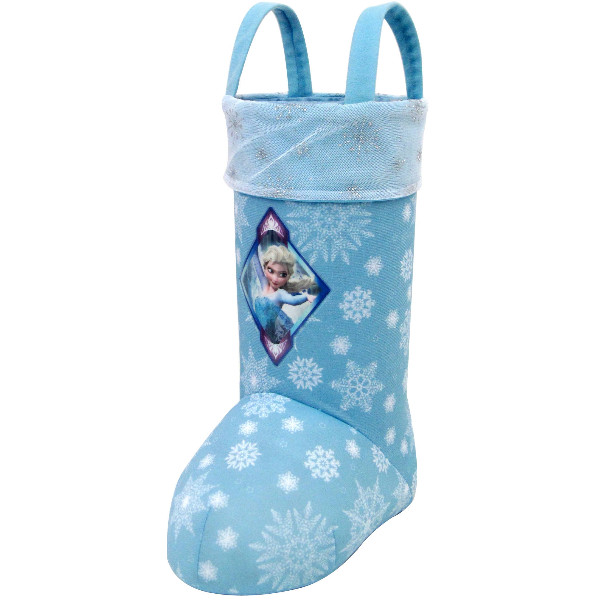 Christmas boots with Elsa fabric