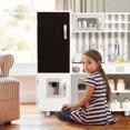 thumbnail image 4 of Costway Wood Kitchen Toy Kids Cooking Pretend Play Setw/ Utensils,Sounds & Wordpad White, 4 of 9