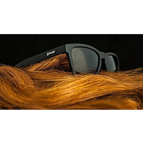Goodr Unisex Running Polarized Sunglass, Black