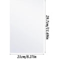 thumbnail image 2 of shiyou-40 Sheets Clear Sticker Paper, A4 Size Vinyl Self Adhesive Lamination Sticker 8x11.6in Waterproof Transparent Overlay Film Overlay Sticker, 2 of 4