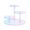 3 people-Color, variant on Portable Hexagonal Acrylic Step Shelf Durable Storage Shelves Organizer Rack for Collectible Figures and Accessories
