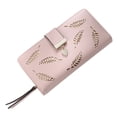 thumbnail image 1 of Pink Bifold Wallets Woman Cash Wallet With Multiple Storage Functions Ideal For Travel Gift Giving, 1 of 6