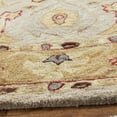 thumbnail image 3 of SAFAVIEH Anatolia Stewart Floral Area Rug, Ivory/Gold, 4' x 4' Round, 3 of 11