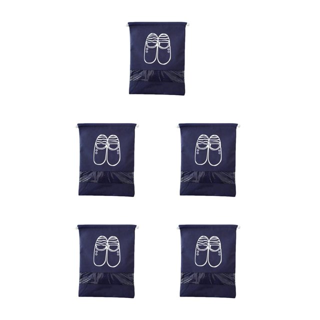 Kearding Bolsa de almacenamiento de zapatos con cordón, plegable, portátil, no tejida, bolsa de viaje gruesa, bolsa para artículos diversos, Type2 NO2 Kearding CBP097681
