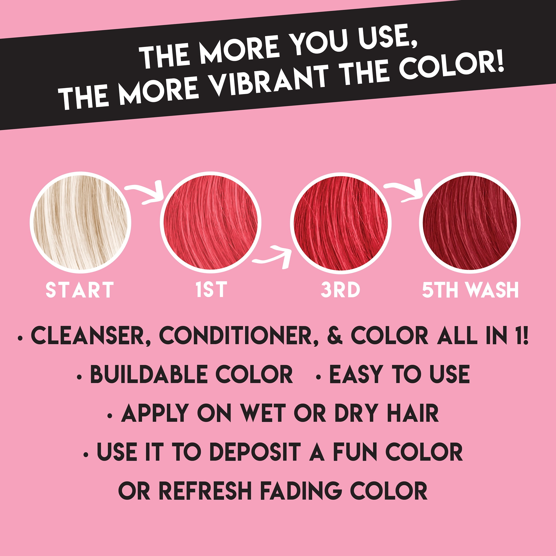 Color Lux Cleansing Conditioner Red 8.25oz, Pump Dispenser