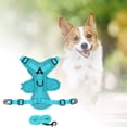 thumbnail image 1 of Adjustable Pet Leash for Dogs and Cats Breathable Mesh Harness Vest with Reflective Strips for Enhanced Control During Indoor and Outdoor Walking Training, 1 of 3