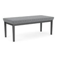 thumbnail image 1 of Lenox Steel Reception Waiting Room 2-Seat Bench / Charcoal Steel / Gray, 1 of 5
