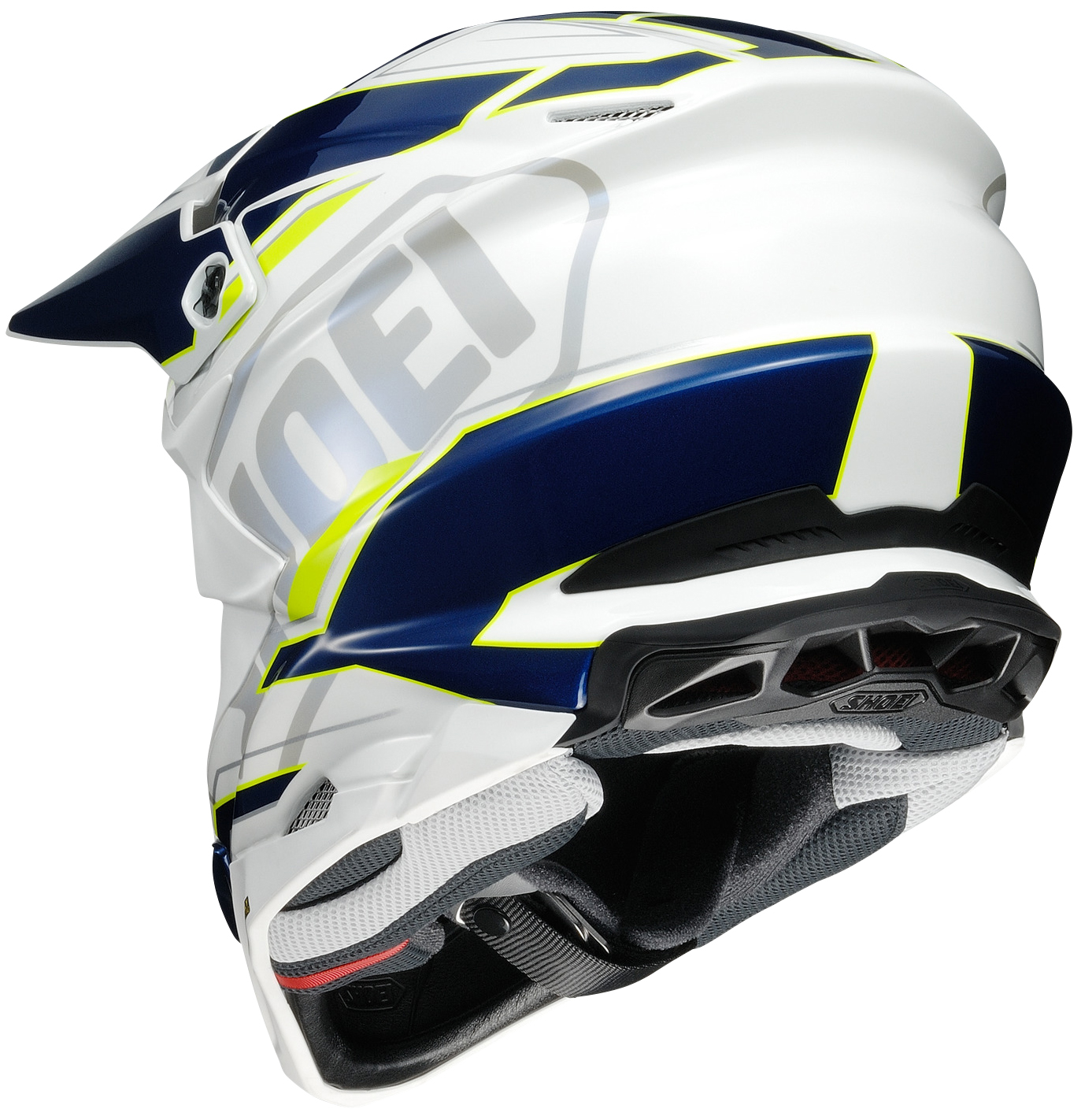 Shoei VFX-EVO Allegiant Helmet - TC-3 Blue/Hi-Viz Yellow - Walmart.com