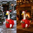 thumbnail image 2 of XGFHYJEH christmas Porch Goose Outfits Clearance, Porch Goose Clothes for Porch Goose, Porch Goose Accessories, Goose Costume Clothing for Outdoor Outside Front Porch Garden Yard Lawn, 2 of 6